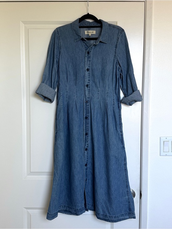 Madewell Dresses & Skirts - Madewell Denim Midi Shirt Dress - Blue